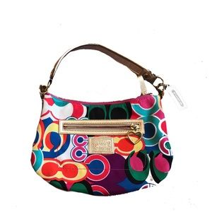 Coach purse vibrant colors